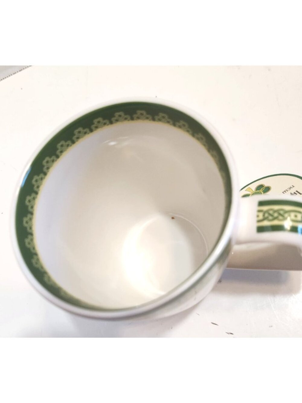 Clara Irish Blessing Bone China Mug With Shamrock Design & Inspirational Text - Picture 5 of 10